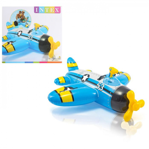 Игрушка для плавания «Самолет», 132 х 130 см, от 3 лет, цвета МИКС, 57537NP INTEX