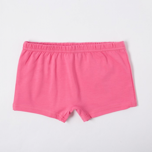 Трусы-шорты для девочки, цвет розовый, рост 128-134 см