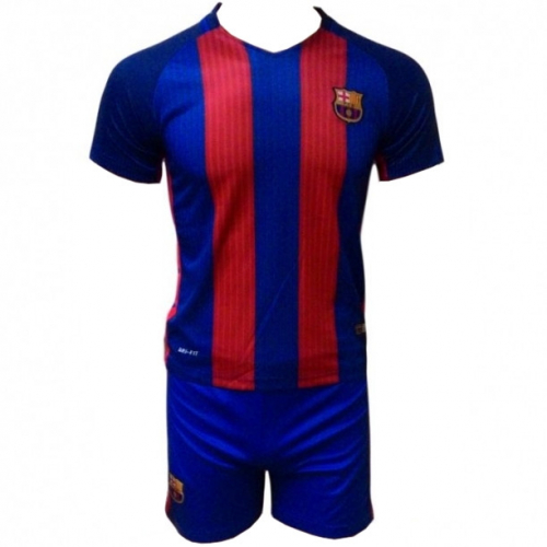 D226C Форма клубная Barselona футбольная детская, р-р 28 (40-42), красно-синего цвета