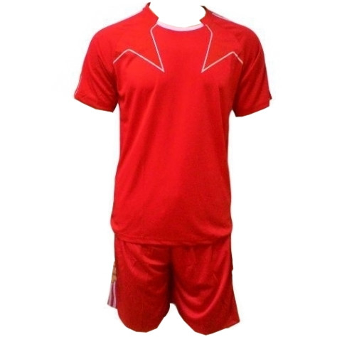 921A Форма футбольная детская, р-р XL (р.44), красного цвета
