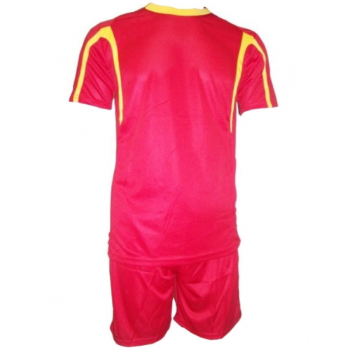 D224A+ Форма футбольная детская, р-р M (р.40), красного цвета