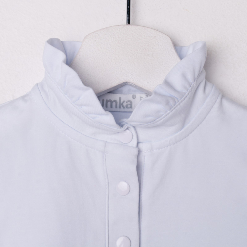 Блузка для девочки, рост 116 см, цвет белый
