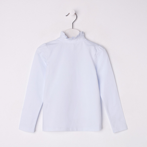 Блузка для девочки, рост 116 см, цвет белый