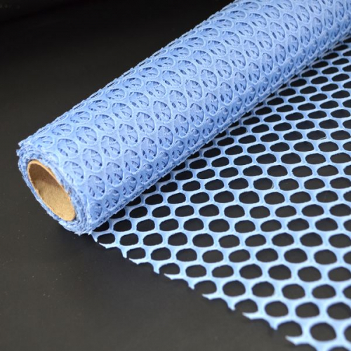 Сетка для упаковки 50см х 4,5м ткань сине-серая (1шт)