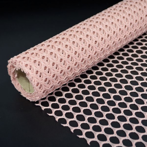 Сетка для упаковки 50см х 4,5м ткань пурпурно-серая  (1шт)