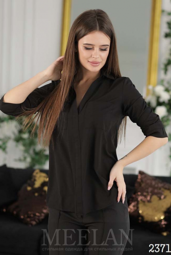 Женская блузка 23718 черный