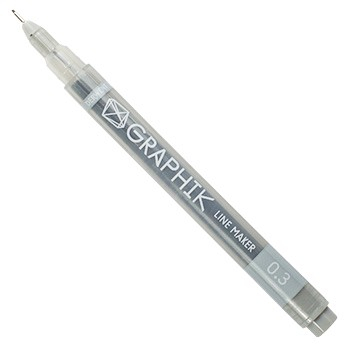 Набор капиллярных ручек Graphik Line Maker 4 ручки + Sketching Journal (A5, 80л, 140 г/кв.м)
