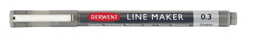 Набор капиллярных ручек Line Maker 3 штуки (графит) в картонной упаковке