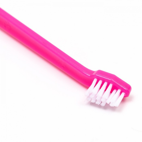 Набор зубная щётка двухсторонняя и 2 щётки-напальчника, микс цветов