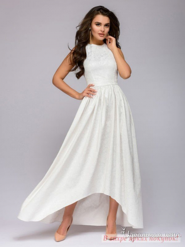 Платье 1001 DRESS DM00506WH, Белый (L)