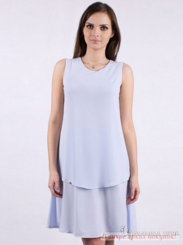 Платье EMC 972, голубой (3XL)