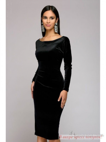 Платье 1001 DRESS DM00946BK, черный (L)