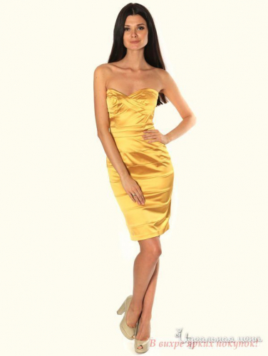 Платье Diva 312011, золотой (S)