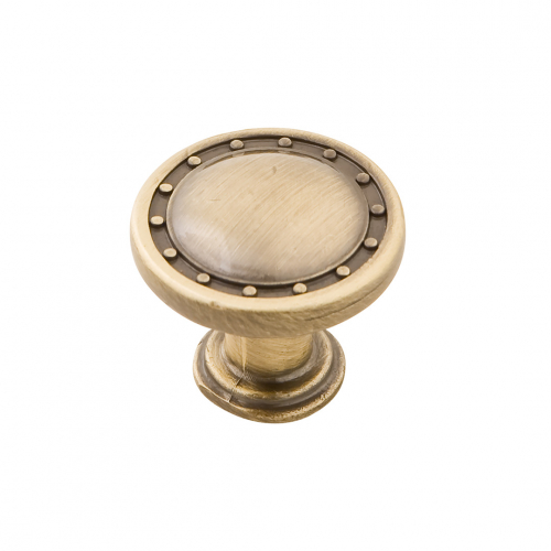 Ручка-кнопка,.27 мм, Д26 Ш26 В27, античная бронза