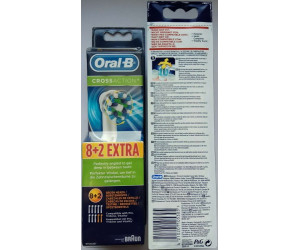 Насадки BRAUN Oral-B CROSS ACTION в упаковке 10 шт