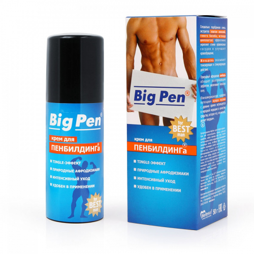 Крем для увеличения пениса BIG PEN (50 г)