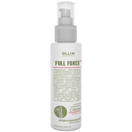 Ollin Full Force Крем-кондиционер против ломкости с экстрактом бамбука 100мл