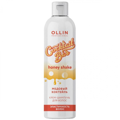 Ollin Cocktail Bar Крем-шампунь Медовый коктейль для эластичности волос 400мл