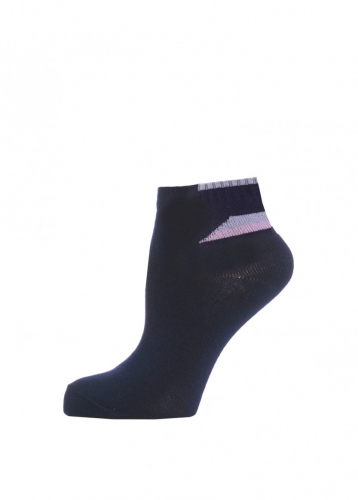 LARMINI Носки LR-S-000026-SH, цвет черный/розовый