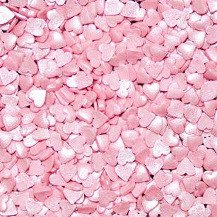 Кондитерская посыпка Сердца розовые Мини 4 мм, 50 гр