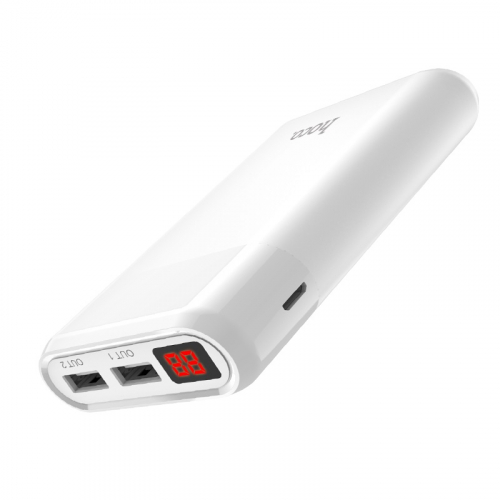 Портативный аккумулятор Power Bank Hoco B35B Entourage 8000 mAh 1USB 2.1A, белый