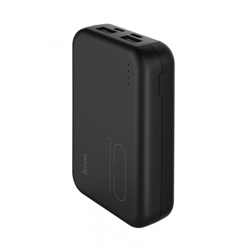 Портативный аккумулятор Power Bank Hoco J38 Comprehensive 10000mAh 2USB 2.1A, черный