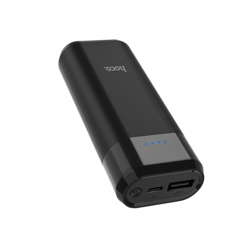 Портативный аккумулятор Power Bank Hoco B35A Entourage 5200 mAh 1USB 1A, черный