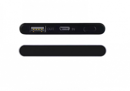 Портативный аккумулятор Power Bank Hoco B25 Hanbeck 10000 mAh 1USB 2.1A, алюминиевый корпус, черный