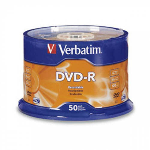 Диск Verbatim DVD-R 4.7GB 16X Inkprint (50) (200), кейкбокс