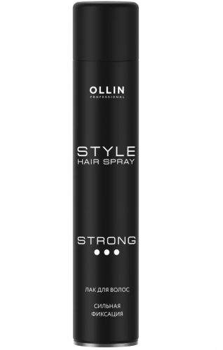 Ollin Style Лак для волос без отдушки ультрасильный 400мл
