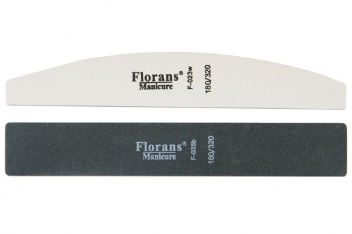 Пилка для ногтей Florans 180/320 в ассортименте (КОПИИ)