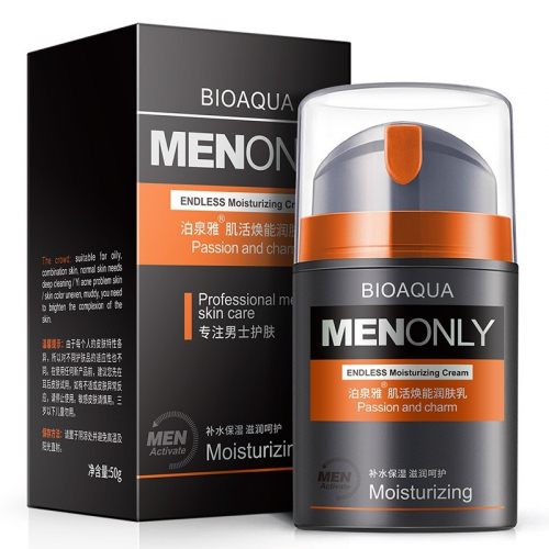 MenOnly Cream крем увлажняющий BioAqua 50 гр арт. 8159 (КОПИИ)