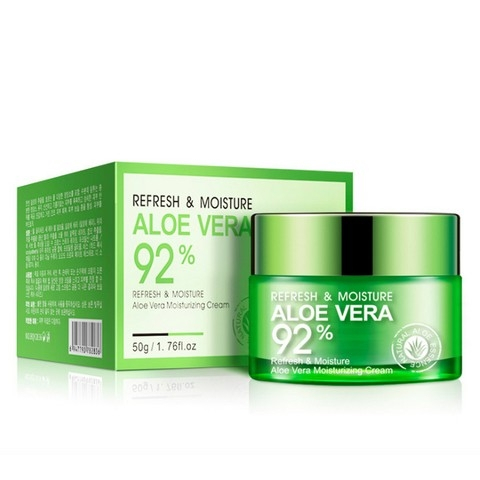 Освежающий и увлажняющий крем-гель для лица и шеи Aloe Vera, 50гр BioAqua арт. 2836 (КОПИИ)