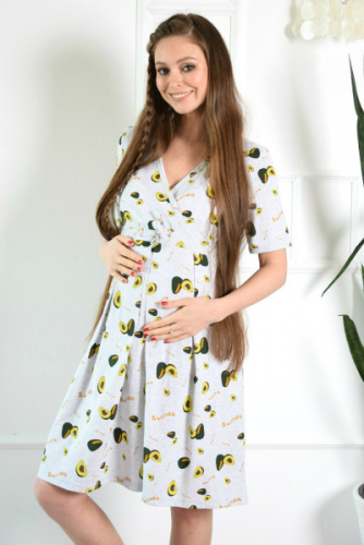 Домашнее платье для беременных и кормящих мам
