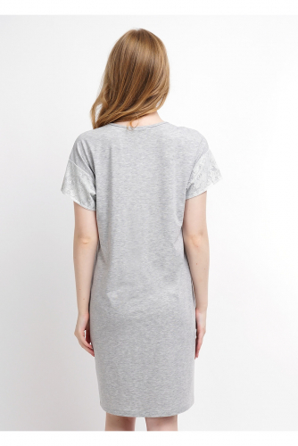 #99967 Платье (CLEVER) меланж серый