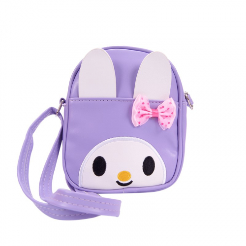 Детская сумочка Кролик цвет фиолетовый р-р 15х18х6 арт ds-11