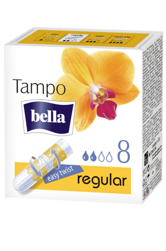 Bella, Тампоны женские гигиенические без аппликатора Premium Comfort Regular 8 шт Bella