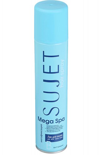 Sujet, Лак для волос Mega Spa мегафиксация 180 мл Sujet