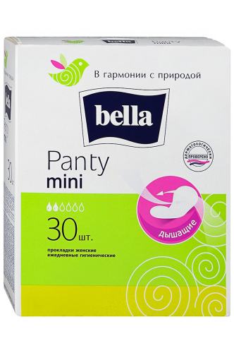 Bella, Ежедневные прокладки Panty mini 30 шт Bella