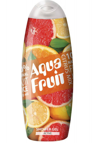 БИГ, Гель для душа Aquafruit citrus mix active 420 мл БИГ