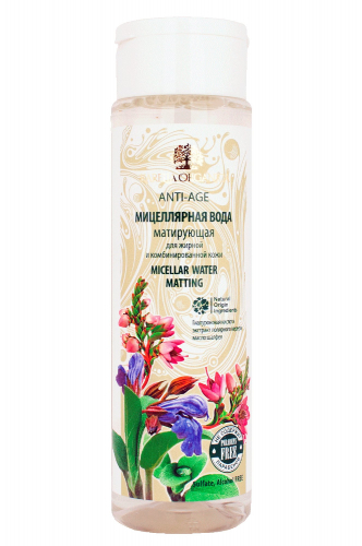 Karelia Organica, Вода мицеллярная матирующая для жирной и комбинированной кожи 250 мл Karelia Organica