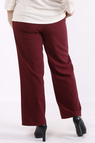 01459-2 | Бордовые брюки + майка в тон в подарок!