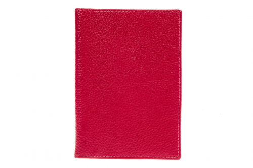 Обложка на паспорт из натуральной кожи, цвет бордо