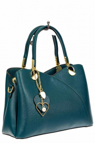 Женская сумка тоут из экокожи, цвет синий