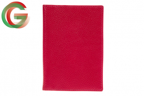 Обложка на паспорт из натуральной кожи, цвет бордо