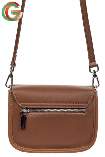 Кожаная сумка Saddle Bag, цвет коричневый