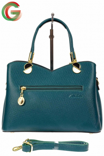 Женская сумка тоут из экокожи, цвет синий
