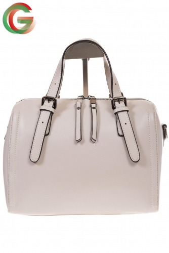 Белая женская сумка из натуральной кожи 937