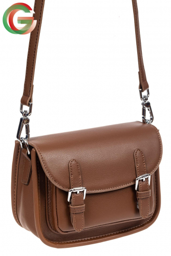 Кожаная сумка Saddle Bag, цвет коричневый
