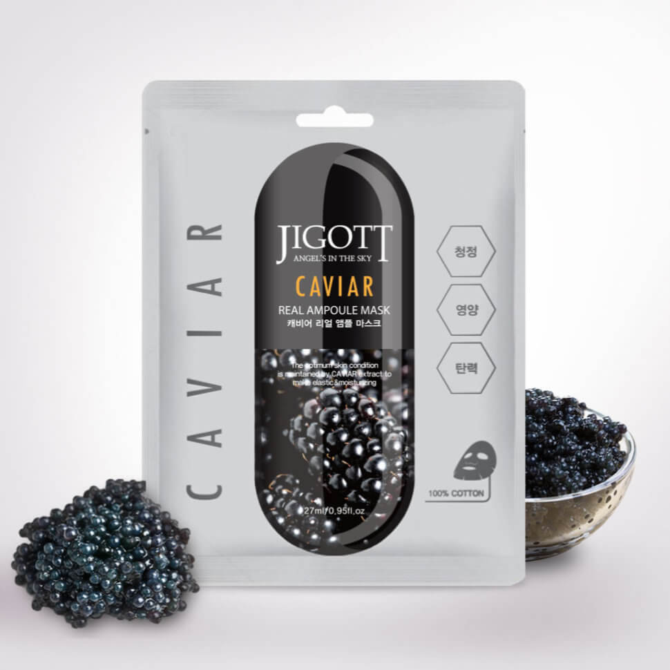 Ампульная тканевая маска с экстрактом Икры Caviar Real Ampoule Mask